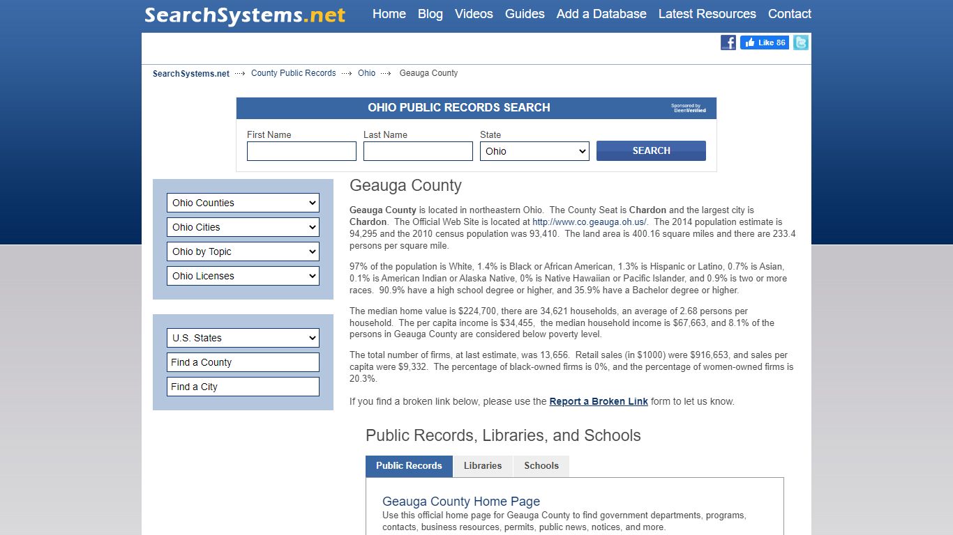 Geauga County Criminal and Public Records